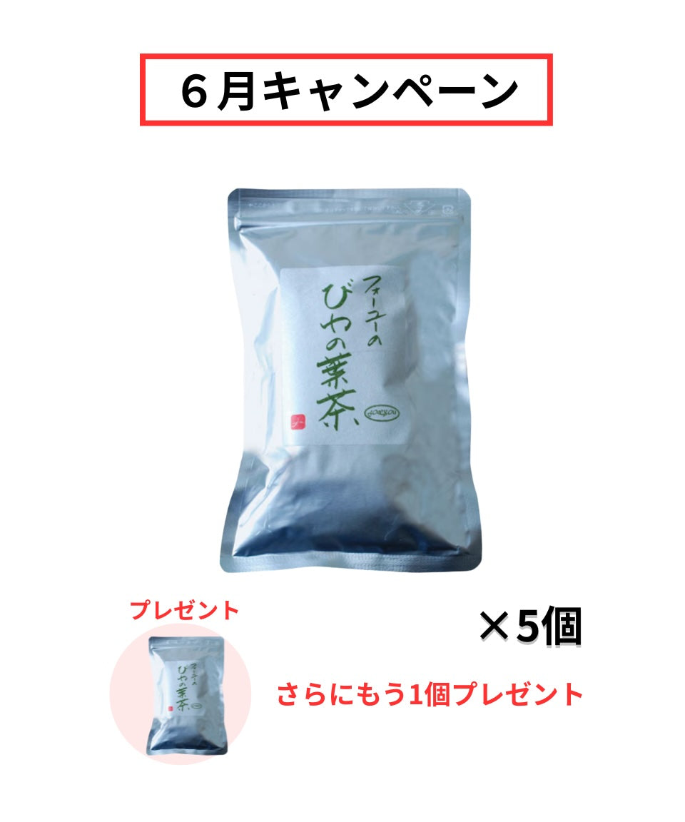 【６月限定】びわの葉茶キャンペーン